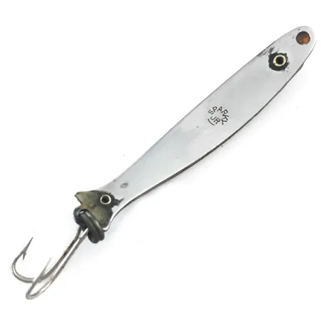 Vintage Other Sparky Jr. Spoon Sparkling Minnow, 3/32oz Golden Glitter / Nickel fishing spoon #5310