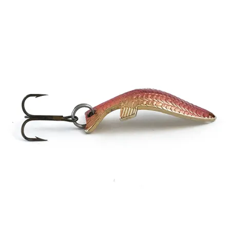 Vintage Thomas Fighting fish, 1/4oz Gold / Red fishing spoon #5328