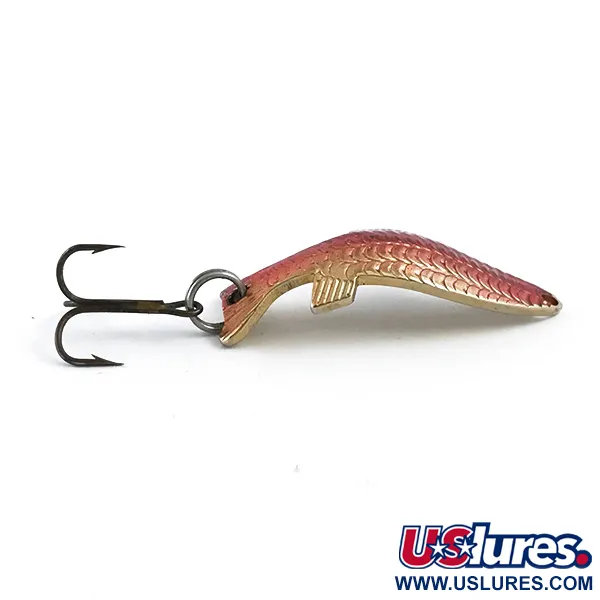 Vintage   Thomas Fighting fish, 1/4oz Gold / Red fishing spoon #5328