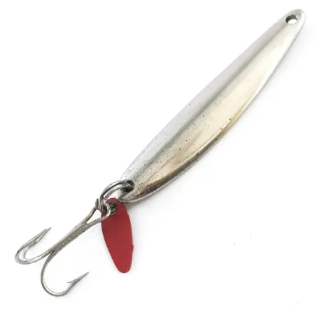Vintage Bay de Noc Swedish pimple, 1/4oz Gold / Silver fishing spoon #5356