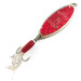 Vintage   Mepps Spoon 2, 1/3oz Nickel / Red fishing spoon #5363