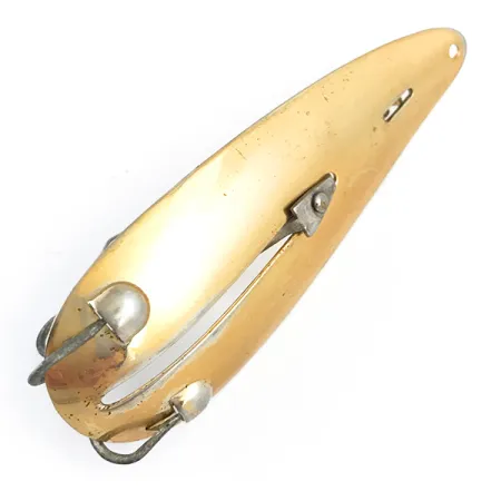 Vintage Weedless Bait  Weedless Larson Bait Fishtrap​, 3/4oz Gold fishing spoon #5367