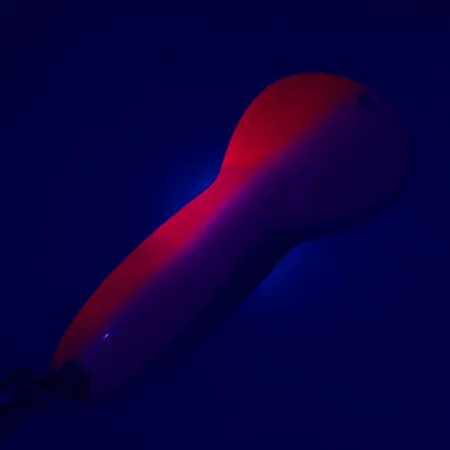 Acme Dazzler #2 UV, 1/4oz White Pearl / Red / Nickel fishing spoon #5370