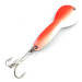  Acme Dazzler #2 UV, 1/4oz White Pearl / Red / Nickel fishing spoon #5370