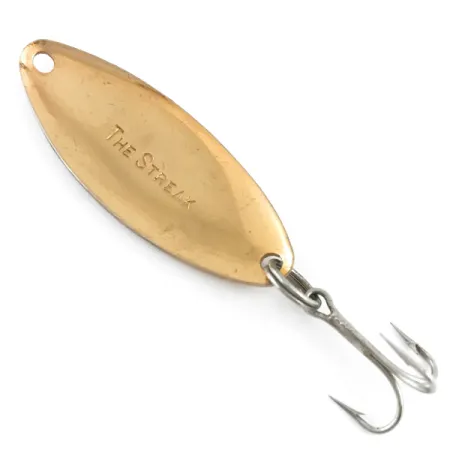 Vintage Acme The Streak, 3/16oz Gold fishing spoon #5372
