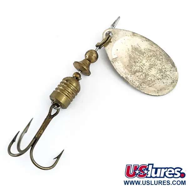 Vintage   Mepps Aglia 2, 3/16oz Gold spinning lure #5378