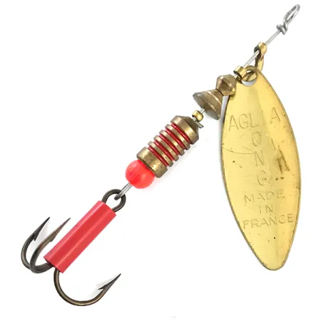 Mepps Aglia Long 2, 1/4oz Gold spinning lure #5379