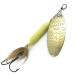 Vintage  Yakima Bait Worden’s Original Rooster Tail 4, 1/4oz Gold / Yellow spinning lure #5383