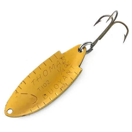 Vintage Thomas Buoyant, 1/4oz Golden Trout fishing spoon #5391