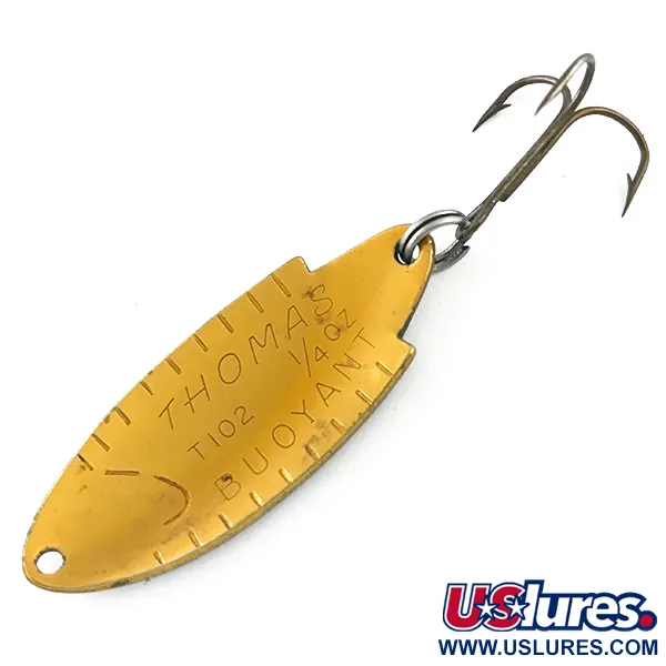 Vintage   Thomas Buoyant, 1/4oz Golden Trout fishing spoon #5391