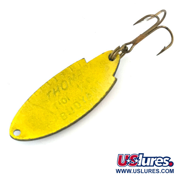 Vintage Thomas Buoyant, 3/16oz Black Trout / Yellow fishing spoon