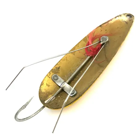 Vintage Eppinger Weedless Dardevle , 1oz Five of Diamonds fishing spoon #5399