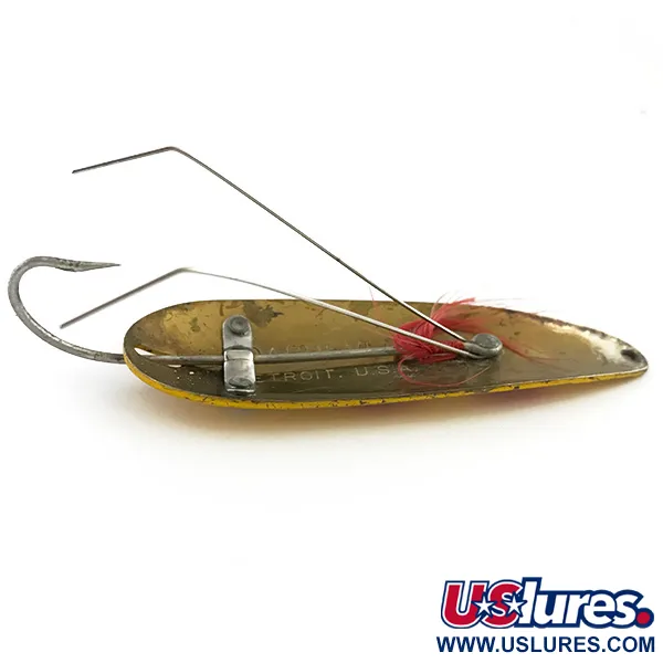 Vintage  Eppinger Weedless Dardevle , 1oz Five of Diamonds fishing spoon #5399