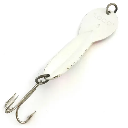 Vintage Glen Evans Loco 3, 3/5oz Rainbow Pearl fishing spoon #5400