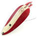 Vintage  Eppinger Weedless Dardevle Dardevlet , 2/3oz Red / White / Nickel fishing spoon #5407