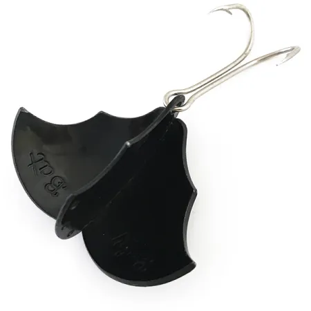 Vintage Prescott Spinner Baby Bat, 1/2oz Black fishing spoon #5409