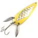 Vintage   Marathon (with sonic blades) UV, 3/5oz Yellow / Nickel fishing spoon #5411