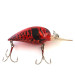 Vintage  Storm Wiggle Wart , 2/5oz Red Perch fishing lure #5418