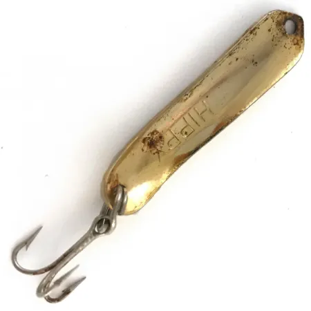 Vintage Acme Hippy, 1/8oz Gold fishing spoon #5420
