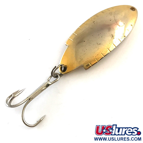 Vintage   Thomas Buoyant, 1/4oz Gold fishing spoon #5423