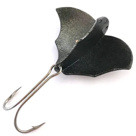 Vintage Prescott Spinner Baby Bat, 1/2oz Black / Gold fishing spoon #5435