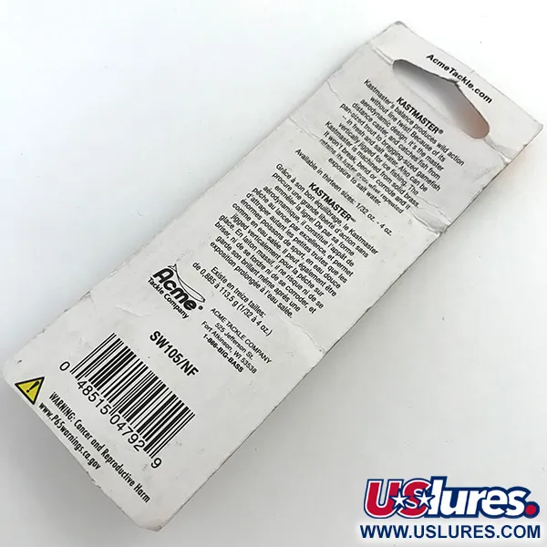 Acme Kastmaster , 1/8oz Fluorescent Red fishing spoon #5443