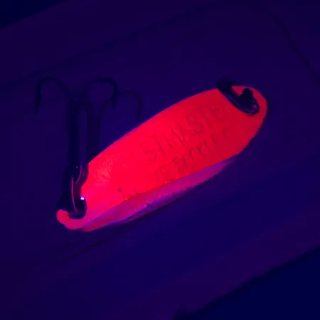 Acme Kastmaster , 1/8oz Fluorescent Red fishing spoon #5443