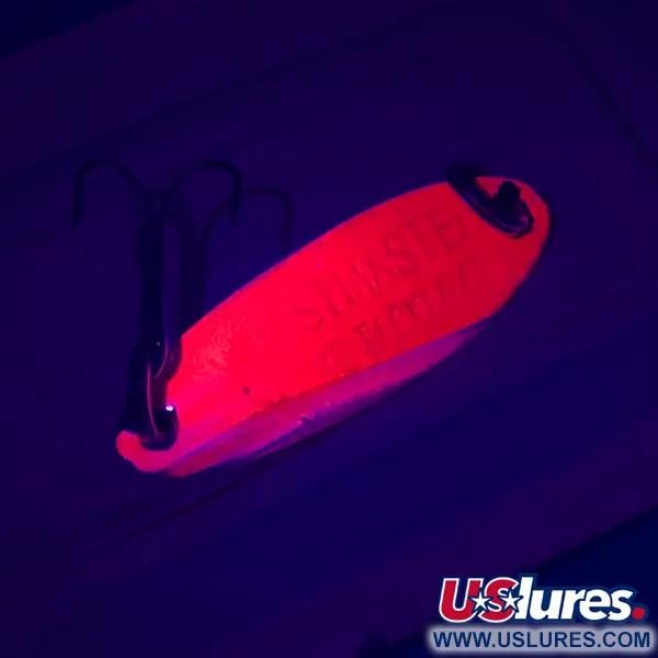 Acme Kastmaster , 1/8oz Fluorescent Red fishing spoon #5443