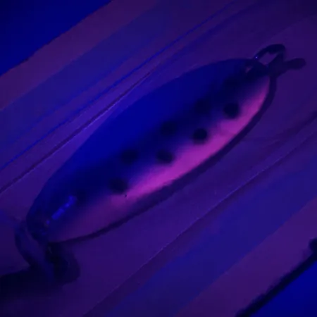 Acme Kastmaster , 1/4oz Rainbow Trout UV Glow in UV light, Fluorescent fishing spoon #5824