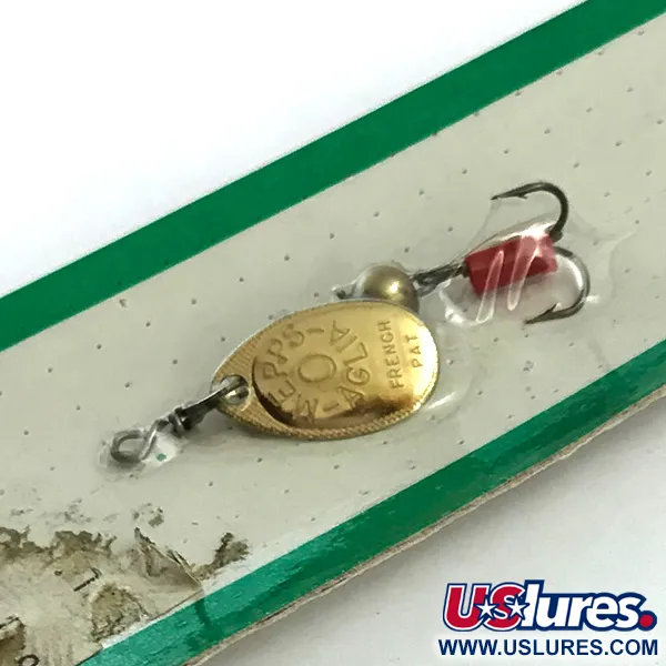   Mepps Aglia 0, 3/32oz Gold spinning lure #5450