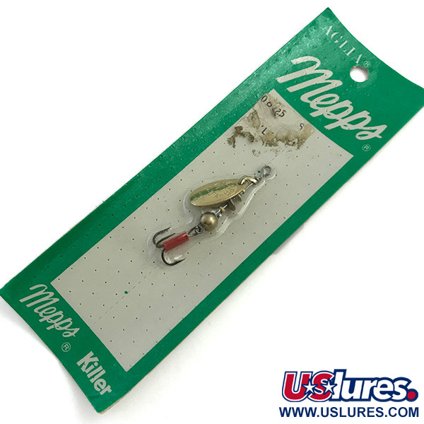  Mepps Aglia 0, 3/32oz Gold spinning lure #5450