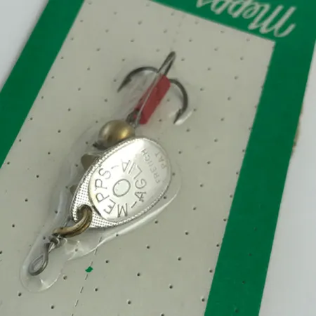 Mepps Aglia 0, 3/32oz Silver spinning lure #5451
