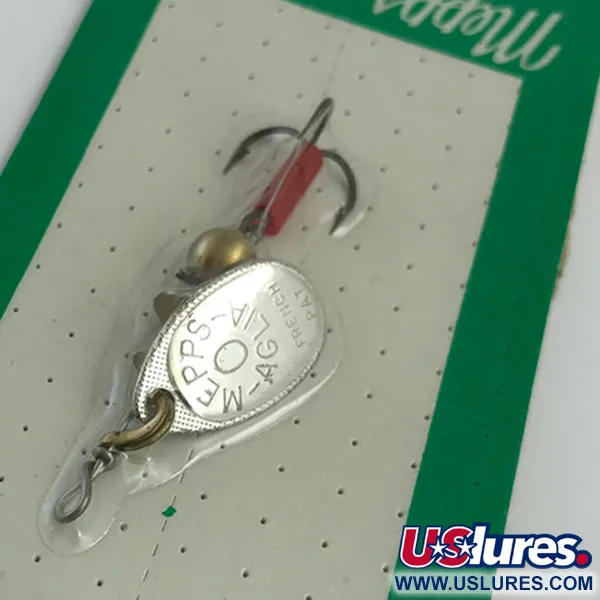   Mepps Aglia 0, 3/32oz Silver spinning lure #5451