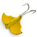 Vintage  Prescott Spinner Baby Bat, 3/16oz Yellow fishing spoon #5455