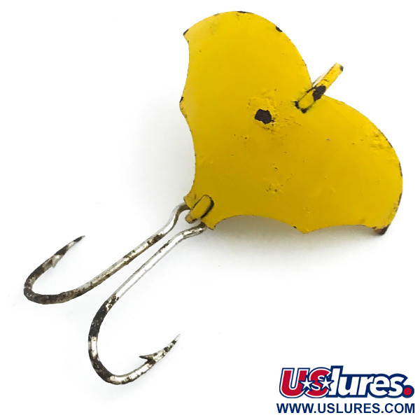 Vintage Prescott Spinner Baby Bat, 3/16oz Yellow fishing spoon #5455