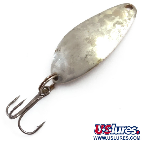 Vintage  Seneca Little Cleo Crystal, 1/4oz Crystal (Silver)  fishing spoon #5467