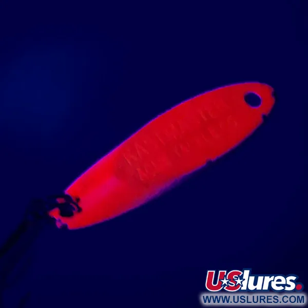 Vintage Acme Kastmaster , 1/8oz Orange / Nickel fishing spoon #5472