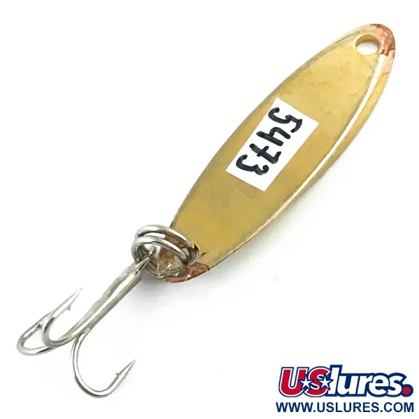 Vintage Acme Kastmaster , 1/8oz Gold fishing spoon #5473