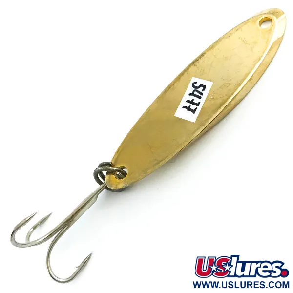 Vintage Acme Kastmaster , 3/8oz Gold fishing spoon #5477