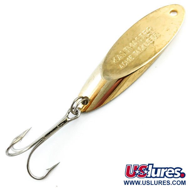 Vintage  Acme Kastmaster , 1/2oz Gold fishing spoon #5478