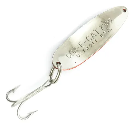 Vintage Eppinger Dardevle Cop-E-Cat 7300, 1/3oz Red / Black / Nickel fishing spoon #5498