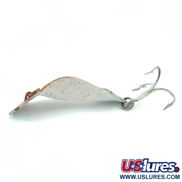 Vintage Buck Perry Spoonplug, 3/16oz Brown / White fishing spoon #5499