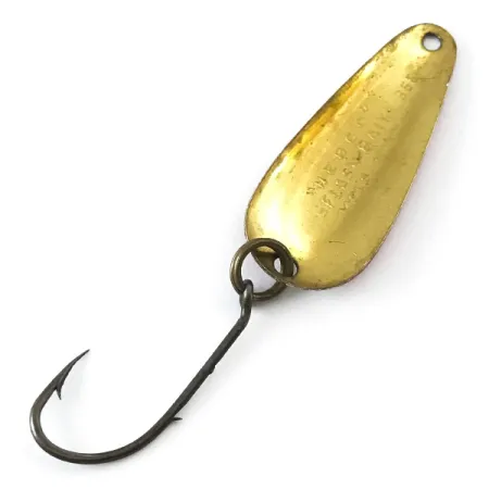 Vintage Nebco FlashBait 366, 1/16oz Red / White / Gold fishing spoon #5511