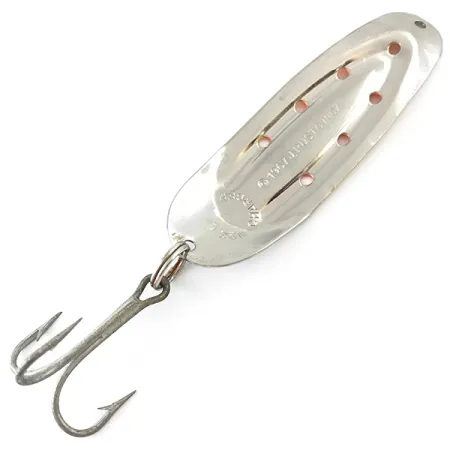 Vintage Rustowicz Charger №3 UV, 2/5oz Yellow / Red / Nickel UV fishing spoon #5513