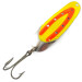 Vintage  Rustowicz Charger №3 UV, 2/5oz Yellow / Red / Nickel UV fishing spoon #5513