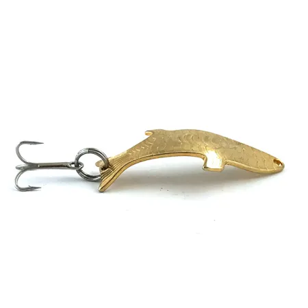 Vintage Acme Phoebe, 3/16oz Gold fishing spoon #5527