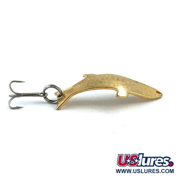 Vintage Acme Phoebe, 3/16oz Gold fishing spoon #5527