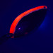  Eppinger Dardevle Devle Dog 5400 UV, 2/3oz Hammered Nickel / Orange UV Glow in UV light, Fluorescent fishing spoon #5532