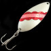  Eppinger Dardevle Devle Dog 5400 UV, 2/3oz White Pearl / Nickel / Pink fishing spoon #5535