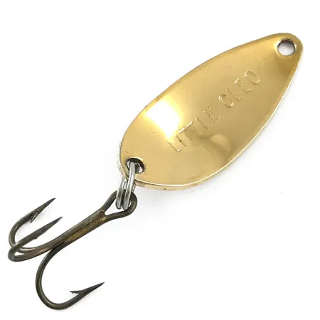 Vintage Seneca Little Cleo, 1/8oz Gold / Red fishing spoon #5539